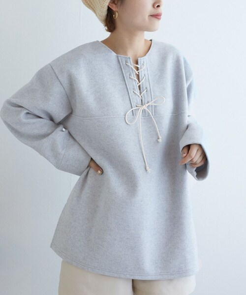 w closet（ダブルクローゼット）の「レースアップトレーナー（）」 - WEAR