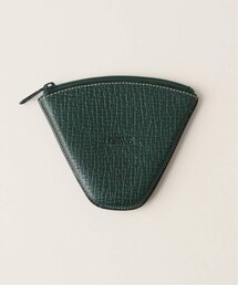 Green leather coin purse