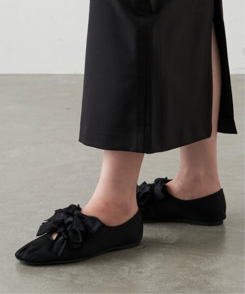 お値下げ　[美品] ルタロンLE TALON Lリボンシューズ 23.5cm黒 LE TALON｜《追加》Lダブルリボンバレリーナ | Rakuten Fashion