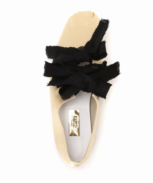 LE TALON GRISEサテンリボンバレリーナ / キャメル 24.5 LE TALON｜《追加》GRISEサテンリボンバレリーナ | Rakuten