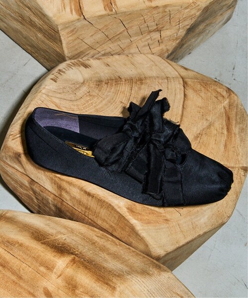 LE TALON（ルタロン）の「《予約》GRISEサテンリボンバレリーナ