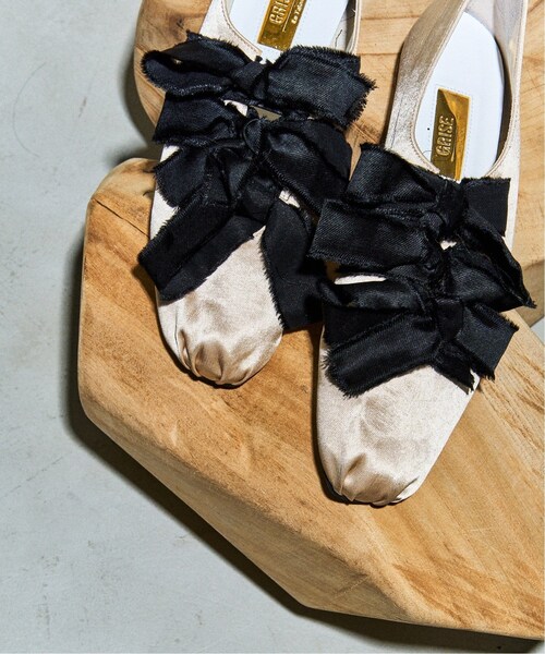 ルタロングリーズ サテンリボンバレリーナ フラットシューズ 23.5 水色 LE TALON｜《追加》GRISEサテンリボンバレリーナ | Rakuten