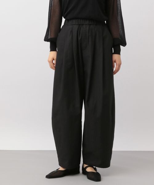 スラックスコクーンボリュームパンツ M 黒 新品 apart by lowrys スラックスコクーンボリュームパンツ（スラックス）｜A part by