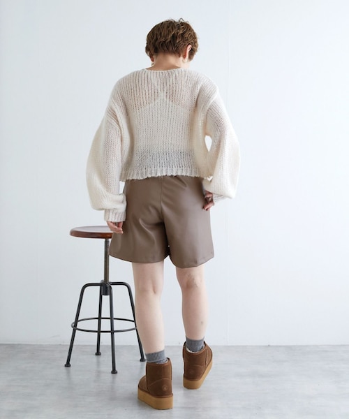 Her lip to Quilted Flare Bell Shorts S 未使用︎✿Her lip to Quilted