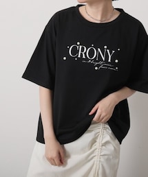 パール付ロゴビックTシャツ
