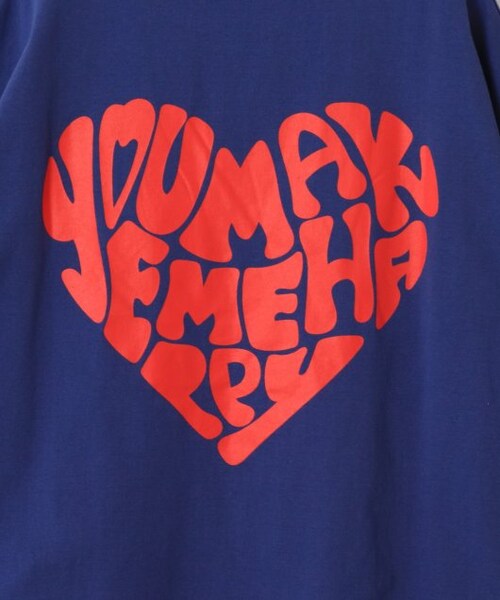 OUTLET(アウトレット)の「ハート刺繍Tシャツ(トップス・レディース・クロ/ブルー/オフシロ/オートミール・FREE)」の20枚目の写真