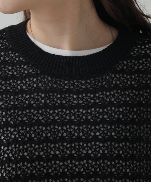 OUTLET(アウトレット)の「サイドリボンベスト×Tシャツ(トップス・レディース・クロ/サックス/ベージュ・FREE)」の10枚目の写真