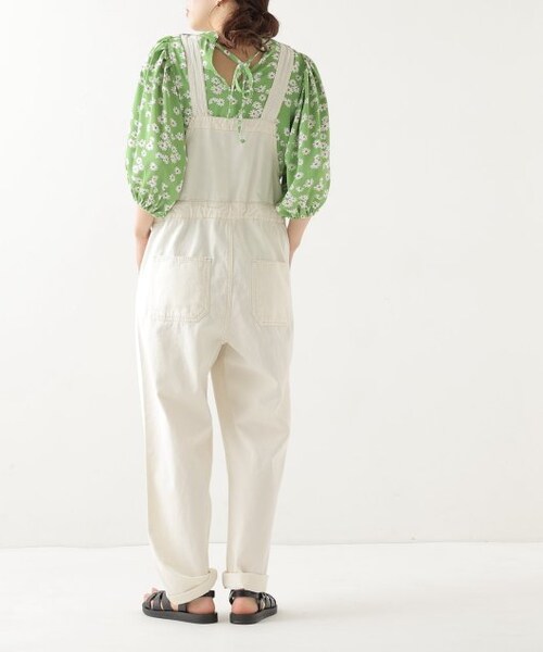 OUTLET（アウトレット）の「オーバーオールパンツ（オールインワン・サロペット・レディース・キナリ/フェード・FREE）」の4枚目の写真