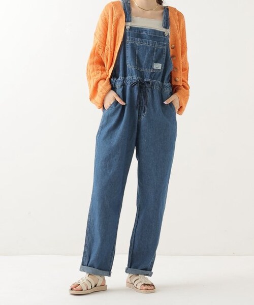 OUTLET（アウトレット）の「オーバーオールパンツ（オールインワン・サロペット・レディース・キナリ/フェード・FREE）」の6枚目の写真