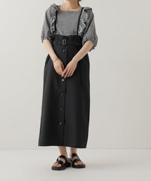 OUTLET（アウトレット）の「サス付前ボタンスカート（スカート）」