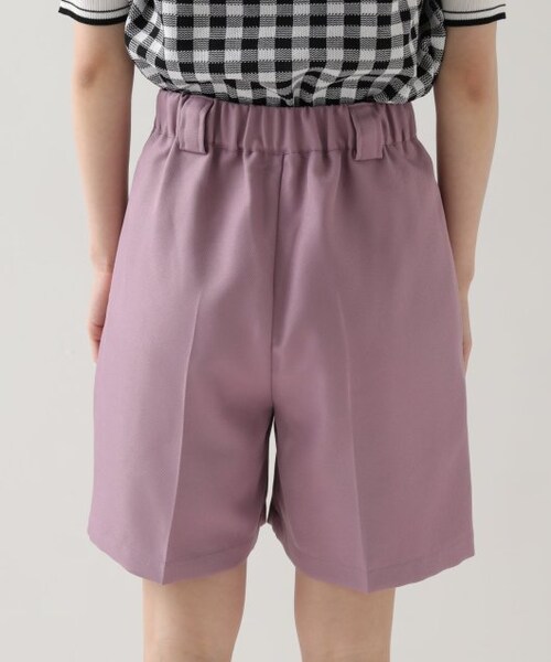 OUTLET(アウトレット)の「タックショートパンツ(パンツ・レディース・クロ/カーキ/パープル/グレージュ・FREE)」の10枚目の写真
