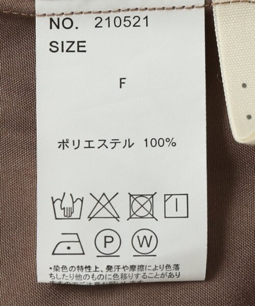 OUTLET(アウトレット)の「2WAYティアードチュニック(トップス・レディース・黒/モカ/グレージュ・FREE)」の16枚目の写真
