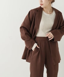 OUTLET（アウトレット）の「フェイクウールダブルジャケット（ジャケット/アウター）」