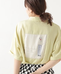 OUTLET（アウトレット）の「バックプリントシャツ（トップス）」