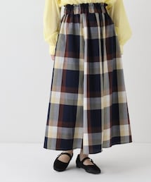 OUTLET（アウトレット）の「ビックチェックギャザースカート（スカート）」