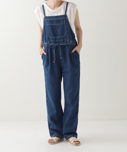 OUTLET（アウトレット）の「オーバーオール（オールインワン・サロペット・レディース・クロ/キナリ/フェード・FREE）」の3枚目の写真