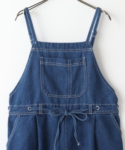 OUTLET（アウトレット）の「オーバーオール（オールインワン・サロペット・レディース・クロ/キナリ/フェード・FREE）」の7枚目の写真
