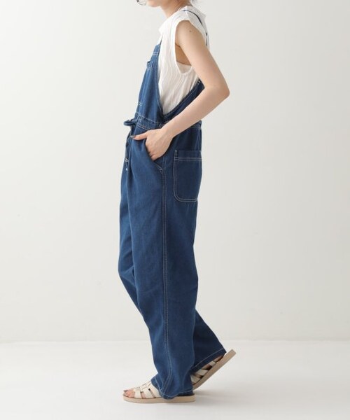 OUTLET（アウトレット）の「オーバーオール（オールインワン・サロペット・レディース・クロ/キナリ/フェード・FREE）」の4枚目の写真