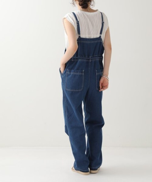 OUTLET（アウトレット）の「オーバーオール（オールインワン・サロペット・レディース・クロ/キナリ/フェード・FREE）」の5枚目の写真