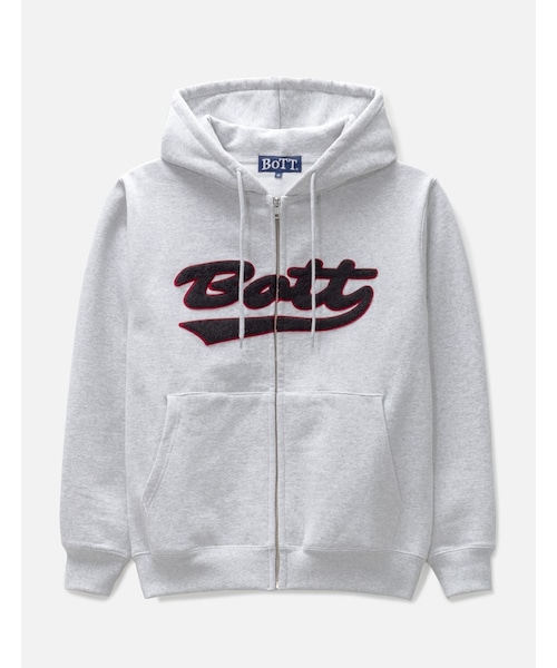 BOTT（ボット）の「Script Logo Zip Hoodie（）」 - WEAR