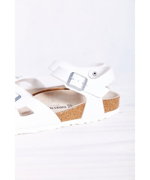 BIRKENSTOCK（ビルケンシュトック）の「Birkenstock Rio Quarter Strap Sandal（サンダル・レディース・WHITE/BLACK・US 10/EU 40/US 9/EU 39/US 7/EU 37/US 6/EU 36/US 8/EU 38/US 11/EU 41）」の7枚目の写真