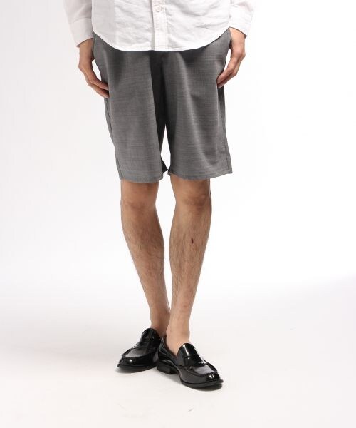 HARE（ハレ）の「トロピカルウールショーツ（パンツ・メンズ・ブラック/グレー/ネイビー・Ｓ/Ｍ/Ｌ）」の2枚目の写真