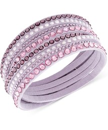 SWAROVSKI | Swarovski Pink Crystal Fabric Wrap Bracelet(ブレスレット)