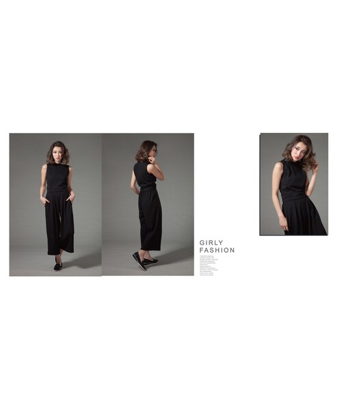 Marjorie(マージョリー)の「簡型小時代,小立領修身彈性上衣(トップス・レディース・黑/白・F)」の6枚目の写真