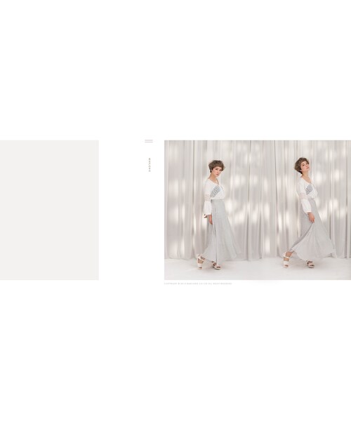 Marjorie（マージョリー）の「渡假氛圍，異國風雪紡褲裙（スカート・レディース・白/深藍/黑・F）」の5枚目の写真