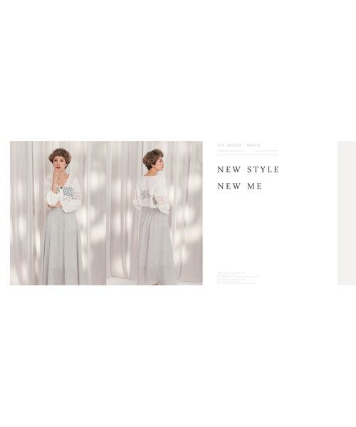 Marjorie（マージョリー）の「渡假氛圍，異國風雪紡褲裙（スカート・レディース・白/深藍/黑・F）」の6枚目の写真