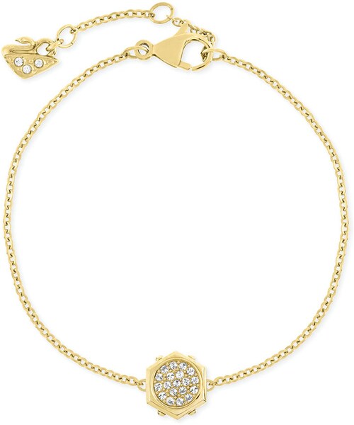 SWAROVSKI(スワロフスキー)の「Swarovski Bolt Crystal Micro Pendant Bracelet(ブレスレット・レディース・Gold)」の1枚目の写真