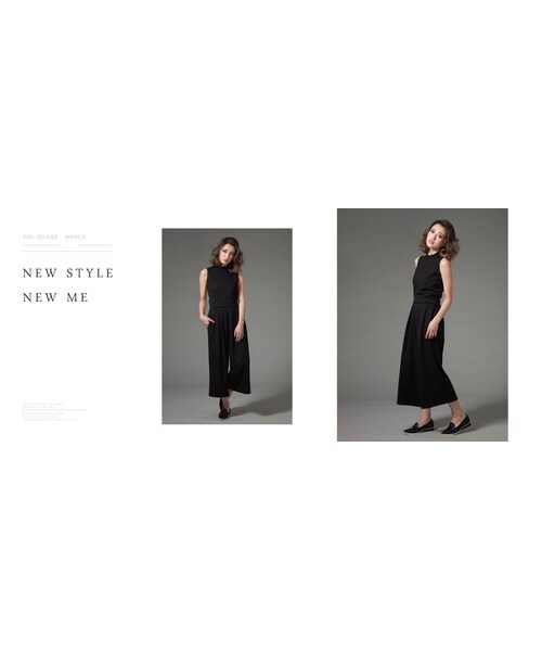 Marjorie（マージョリー）の「簡型小時代，黑白彈性極簡寬褲（パンツ・レディース・白/黑・F）」の5枚目の写真