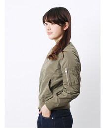 earth music&ecology | ＜WEB限定大きな・小さなサイズ＞MA-1ブルゾン(ジャケット/アウター)