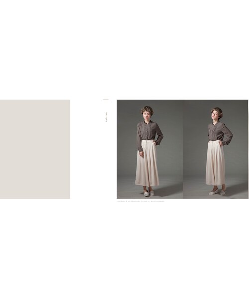 Marjorie（マージョリー）の「踩著雲朵，金色裝飾牛皮平底鞋(真皮)（シューズ・レディース・白・225/230/235/240/245）」の5枚目の写真