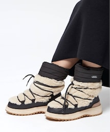 AP STUDIO（エーピーストゥディオ）の「fake fur lace up boots（シューズ）」