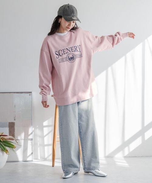 ローリーズファーム ＵＳＡウラケロゴプルオーバー LOWRYS FARM LOWRYS FARM｜USAウラケロゴプルオーバー | Rakuten Fashion(楽天