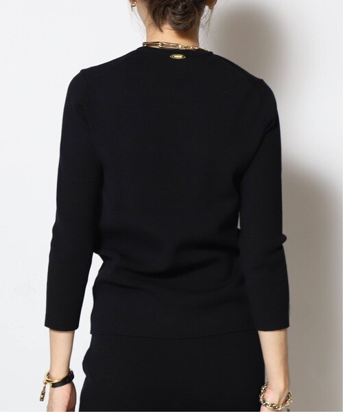 美品　ミューズ ドゥーズィエムクラスWONDER RIB クルーネック MUSE de Deuxieme classe（ミューズデドゥーズィエムクラス）の