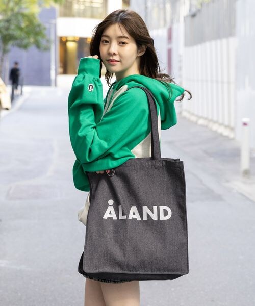 ALAND（エーランド）の「先行予約ALAND／デニムマチツキトート（バッグ・ブラック(19)/インディゴ(87)・ONE SIZE）」の4枚目の写真