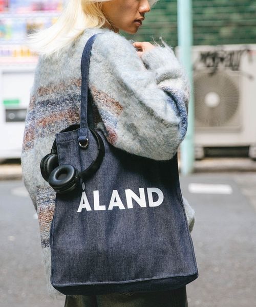 ALAND（エーランド）の「先行予約ALAND／デニムマチツキトート（バッグ・ブラック(19)/インディゴ(87)・ONE SIZE）」の2枚目の写真