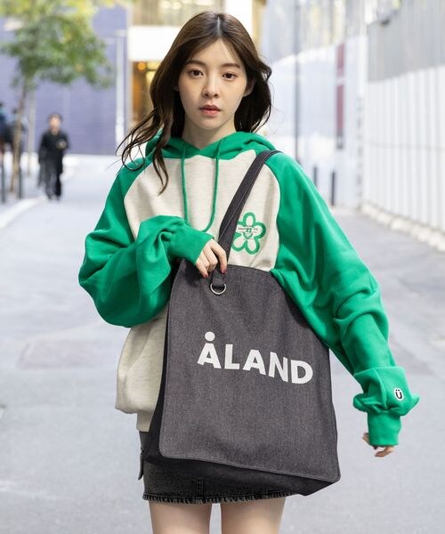 ALAND（エーランド）の「先行予約ALAND／デニムマチツキトート（バッグ・ブラック(19)/インディゴ(87)・ONE SIZE）」の3枚目の写真