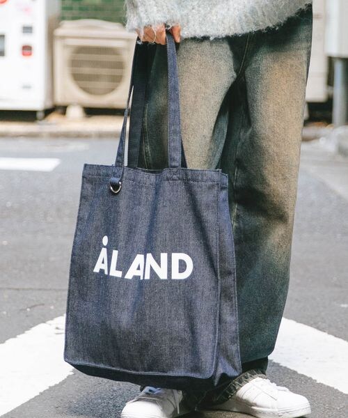 ALAND（エーランド）の「先行予約ALAND／デニムマチツキトート（バッグ・ブラック(19)/インディゴ(87)・ONE SIZE）」の7枚目の写真