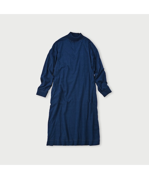 45R 度詰天竺のドレス✴︎インディゴ