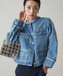 LOUNGEDRESS（ラウンジドレス）の「ショートデニムジャケット（ノー