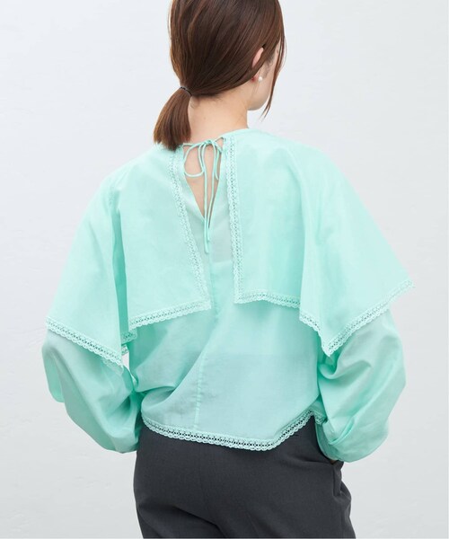 IENA（イエナ）の「Co/Si トーションレースブラウス（）」 - WEAR