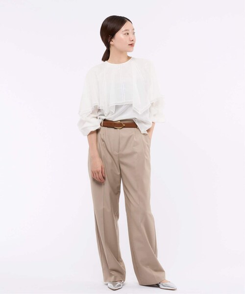 IENA（イエナ）の「Co/Si トーションレースブラウス（）」 - WEAR