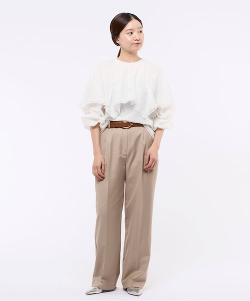 IENA（イエナ）の「Co/Si トーションレースブラウス（）」 - WEAR