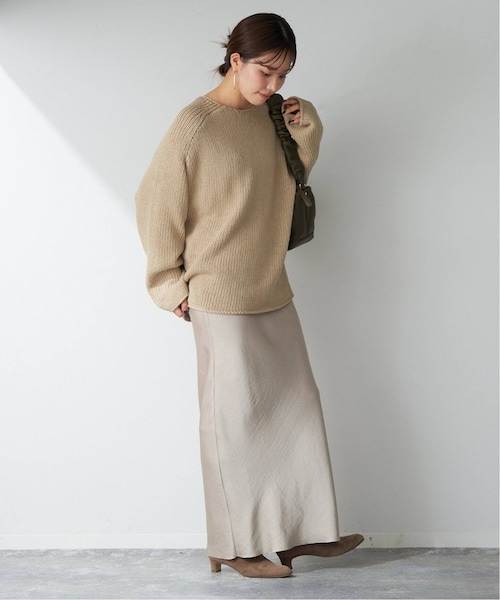 Plage　プラージュ　ホックテープサーマルプルオーバー　ベージュ plage（プラージュ）の「《予約》ホックテープサーマル プルオーバー