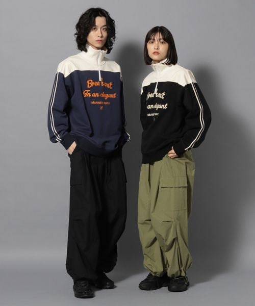 あおいページ YOKO ISHIBASHI】パイピングアクセントフィッシュネットプルオーバー