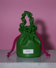 CIAOPANIC | 【GRAIN/グレイン】ギャザーハンドル巾着ラウンドバッグ ＃Loon(ハンドバッグ)