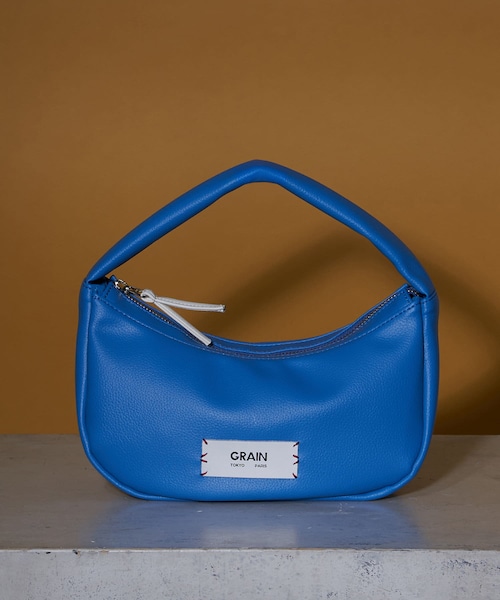 CIAOPANIC(チャオパニック)の「【GRAIN/グレイン】バイカラーラップバッグ #Canary(ハンドバッグ・レディース・ピスタチオ/ブルー/ブラック・FREE)」の3枚目の写真